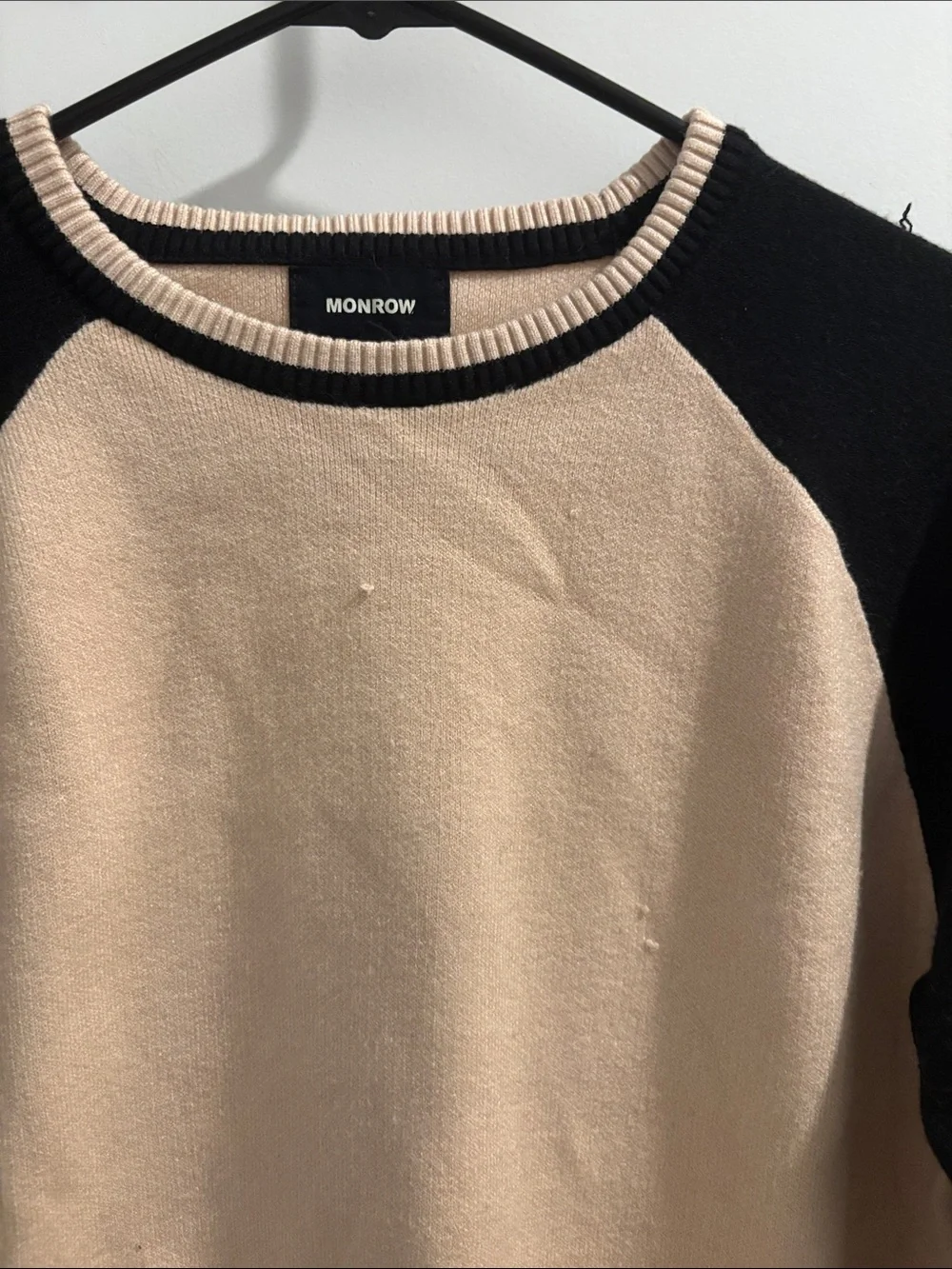Monrow Super Soft Color Block Knit - Picture 4 of 9